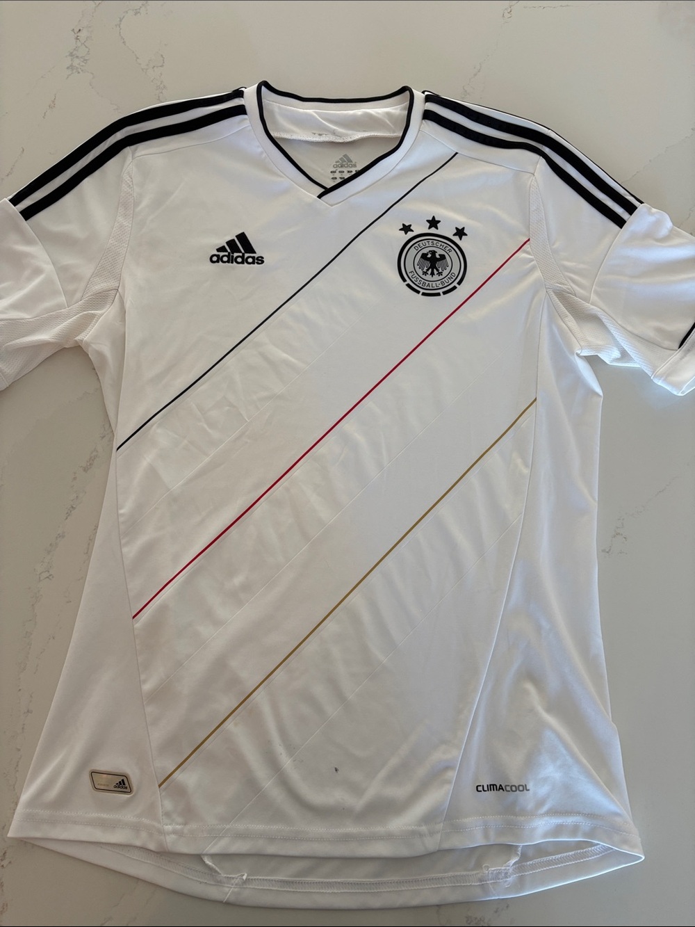 Adidas White Germany Football Soccer Jersey 2012-2014 era size Medium